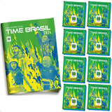 Álbum Time Brasil Olimpíadas 2024 Oficial + 60 Figurinhas