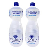 Álcool 70% Líquido Etílico Hidratado 1l Clarity 2 Unidades