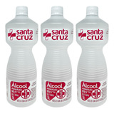 Álcool Absoluto Etílico Anidro 99,3% 3 Litro Santa Cruz