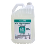 Álcool Gel 70% Antisséptico, Bactericida, Hidratante Galão 