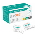 Álcool Swab 70% Saches Lenço Umedecido 100un - Uniqmed