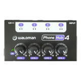 Amplificador De Fone Waldman Ph 4 Phone Hub 4 Com Fonte 100v 240v