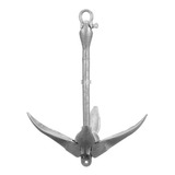 Âncora Poita Dobrável 6 Kg Galvanizada P/ Barco Lancha Bote