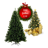 Árvore De Natal 210cm 1000 Galhos
