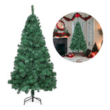 Árvore De Natal 210cm Pinheiro Verde Cheio Luxo 1200 Galhos