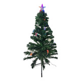 Árvore De Natal Led Fibra Ótica Altura 120cm 110v