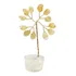 Árvore De Pedra Citrino Base Cristais 7cm - Prosperidade