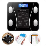 Balan�a Bioimped�ncia Digital Corporal Aplicativo Bluetooth Cor Preto