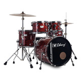 Bateria Acstica Odery Inrock Sries Bloody Tiger Bumbo 22