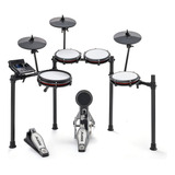 Bateria Eletrnica Alesis Nitro Max Kit 8 Peas Bluetooth Cor Preto