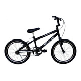 Bicicleta Bmx Freestyle Infantil Ello Bike Energy Aro 20 Freios V brakes Cor Preto Com Descanso Lateral