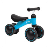 Bicicleta De Equilbrio 4 Rodas Buba Infantil Sem Pedal Cor Azul