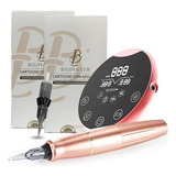Biomaser P90 Dermografo Para Tatuagem E Micropigmentao Cor Rose