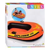 Boia Inflvel Bote Explorer 100 Infantil 55 Kg Intex 58329