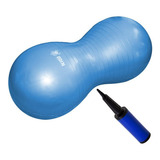 Bola De Ginstica Pilates Feijo Peanut Ball Odin Fit Azul
