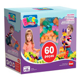 Brinquedo De Montar 2 Anos 60 P�s Grandes Mais Blocos Dismat