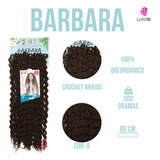 Cabelo Bio Organico Cacheado Barbara 80 Cm crochet Braids Cor Chocolate Cor 8