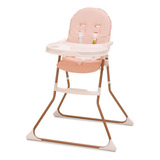Cadeira Alimenta��o Menina Rosa At� 23kg Compacta Galzerano Cor Rosa claro
