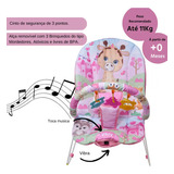 Cadeira De Descanso Vibrat�ria E Musical Girafa Gigi Protek