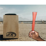 Cajon Profissional Inclinado Assento Acolchoado + Vassourinh