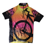Camisa Blusa De Ciclismo Infantil Camiseta Bike Crianas