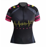 Camisa Camiseta Blusa De Roupas Para Ciclismo Peas Feminina