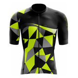 Camisa De Ciclismo Masculina Ziper Total Premium Respirvel
