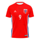 Camisa Haaland Noruega Vermelha