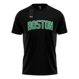 Camiseta Basquete Boston Algodo Nobre Jrkt Sports Masculina