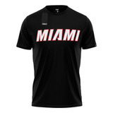 Camiseta Basquete Miami Algodo Nobre Jrkt Sports Masculina