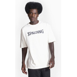 Camiseta Spalding Maxi Off White