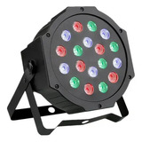 Canh�o Refletor Led 18 Leds Rgb Bivolt Dmx Digital Strobo