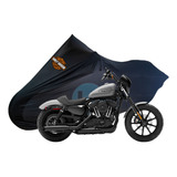 Capa Para Cobrir Moto Harley Davidson Iron 883 Tecido Lycra