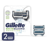 Carga Para Aparelho De Barbear Skinguard Sensitive 2 Unidades Gillette