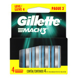 Carga Para Lmina De Barbear Gillette Mach3 4 U