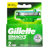 Carga Para Lmina De Barbear Gillette Mach3 Sensitive 2 U