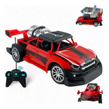 Carrinho Controle Remoto 4x4 Solta Fuma�a Presente Menino Cor Vermelho