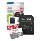 Cart�o De Mem�ria Sandisk Sdsqunc 032g an6ma Ultra 32gb