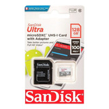 Carto Memria Micro Sd Sandisk 128gb Classe10ultra Original