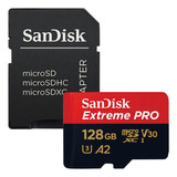 Carto Memria Microsd Sandisk 128gb Micro Sd Com Adaptador