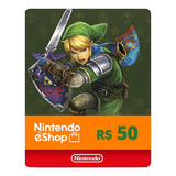 Carto Nintendo Switch 3ds Wii U Eshop Brasil R 50 Reais