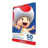Carto Nintendo Switch Eshop Br R 50 Reais Envio Na Hora