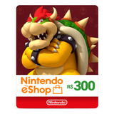 Carto Nintendo Switch Eshop Brasil R 300 Reais