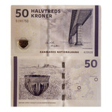 Cdula Dinamarca 50 Coroas 2009 Fe