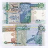 Cdula Fe Seychelles 10 Rupias