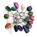 Chaveiros De Pedras Naturais Roladas Atacado 18 Pe�as 3cm