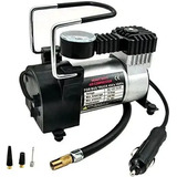 Compressor De Ar Mini El�trico Port�til B max 35w 12v Prata Cor Prateado