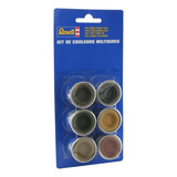 Conj Tintas Esmalte Sint�tico 6 Cores Militares Revell 32341