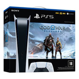 Console Playstation 5 Edio Digital 825gb Com God Of War Ragnark Sony Cor Branco preto