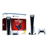 Console Sony Playstation 5 Leitor Mdia Fsica Ps5 Bundle Jogo Marvel Spider Man 2 825gb Ssd Bivolt